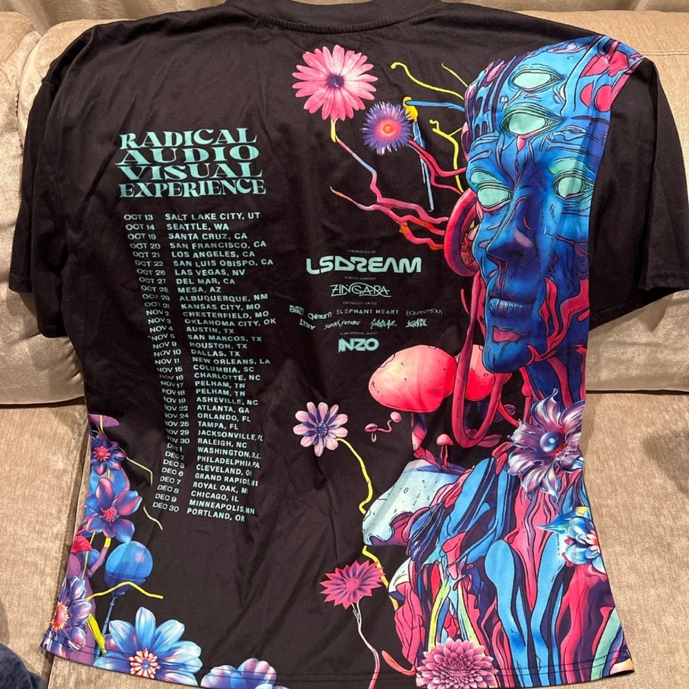 LSDream Radical Audio Visual Experience Tour Shirt